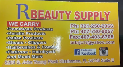 Beauty Supply Store «R Barber And Beauty Supply», reviews and photos, 3283 S John Young Pkwy e, Kissimmee, FL 34746, USA