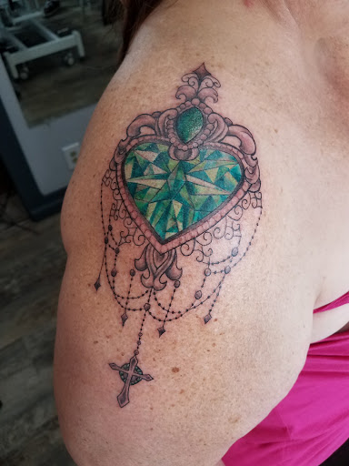 Explore sleeve tattoo background ideas, creative tattoo ideas in Eureka, available at Primal Decor