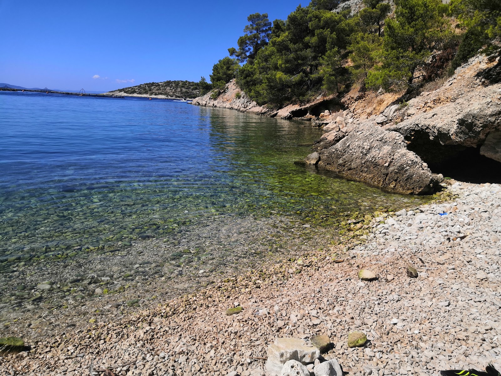 Milna beach'in fotoğrafı kirli temizlik seviyesi ile