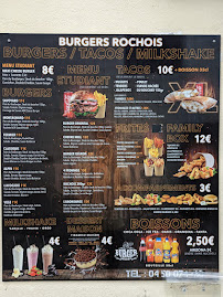 Menu / carte de Burger Rochois à La Roche-sur-Foron