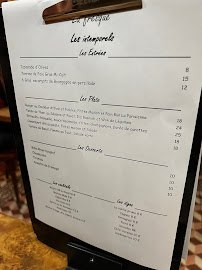 Restaurant français La Fresque à Paris (la carte)