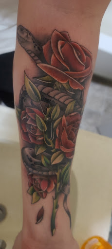Explore state of georgia tattoo ideas, creative tattoo ideas in Shamokin, available at Darkline Tattoo Studio