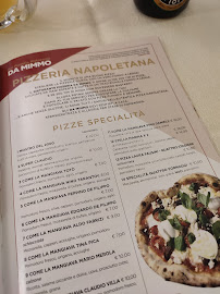 Menu du Da Mimmo à Busto Arsizio