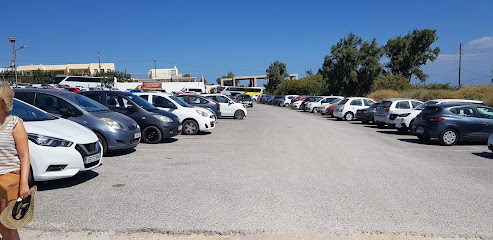 Parking lot close to Fira