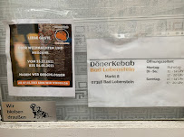Restaurant Döner Kebap à Bad Lobenstein (le menu)