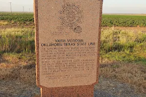 Texas-Oklahoma Border Marker image