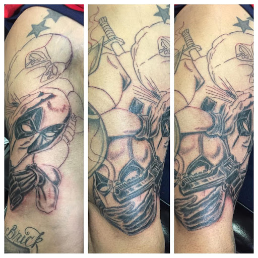 Explore warlock tattoo ideas, creative tattoo ideas in Tucson, available at Tattoo Azteca Inc