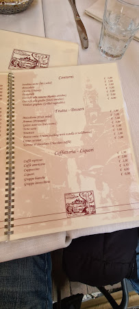 Da Romolo alla Mole Adriana à Rome menu
