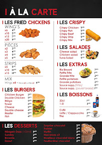 Menu du MF Chicken Saint-Denis à Saint-Denis