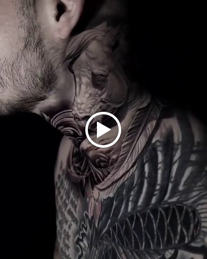 Explore blue collar tattoo ideas, creative tattoo ideas in Hollywood, available at Sacred Eye Tattoos