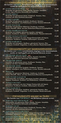 Carte du Prince Restaurant à Stollberg