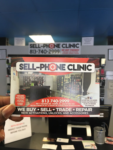 Cell Phone Store «Sell-Phone Clinic», reviews and photos, 9017 E Adamo Dr #103, Tampa, FL 33619, USA