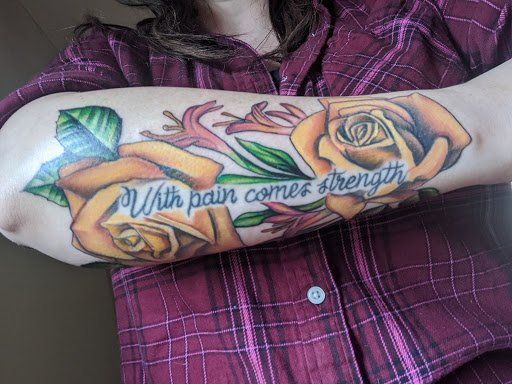 Explore mustang tattoo ideas, creative tattoo ideas in Saint Clairsville, available at Low Lock Tattoo