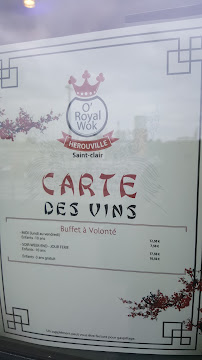 O Royal Wok à Hérouville-Saint-Clair carte