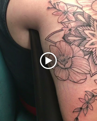 Explore to infinity and beyond tattoo ideas, creative tattoo ideas in Monticello, available at 850 Tattoo Co.