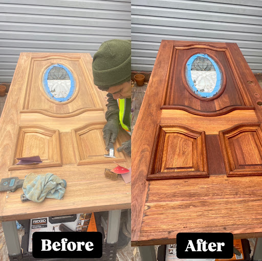 Photo of DC Wood Door Refinishing Restoration