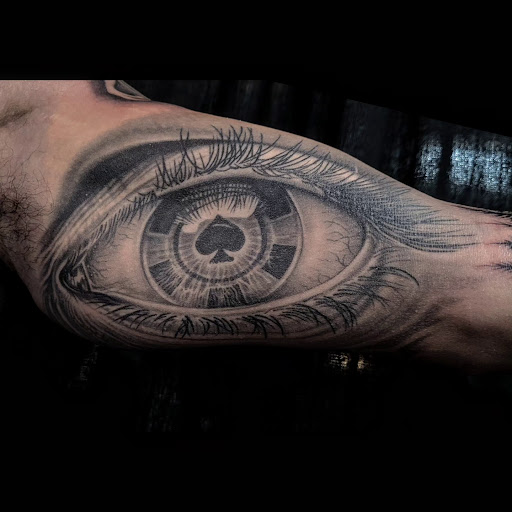 Explore three heart tattoo ideas, creative tattoo ideas in Menomonee Falls, available at Cal Tattoo