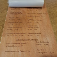 Menu du Gasthaus Heustadl à Bergen