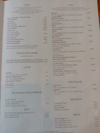 MERSEA Beaupassage à Paris menu