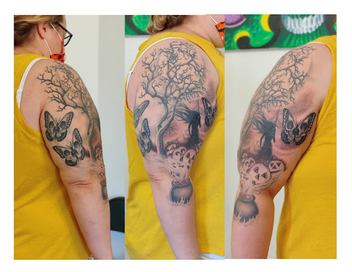 Explore bomb tattoo ideas, creative tattoo ideas in Hebron, available at Explosive Ink Tattoo