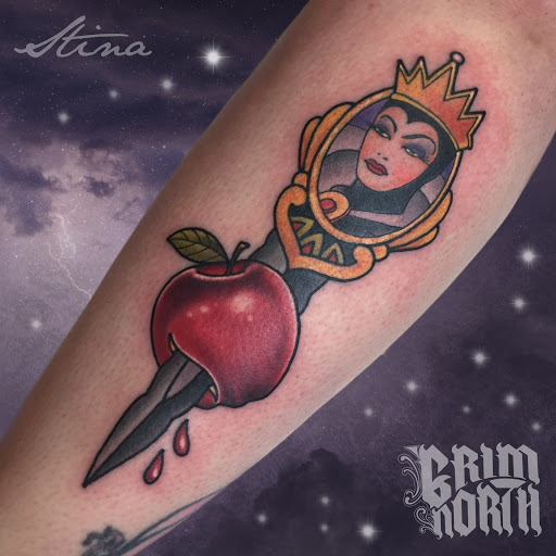 Explore heaven tattoo ideas for guys, creative tattoo ideas in Portsmouth, available at Grim North Tattoo and Piercing