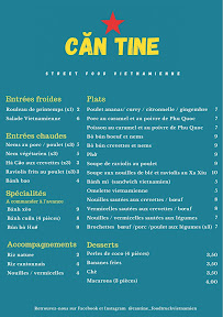 Menu du Căn Tine - Food Truck Vietnamien à Aix-en-Provence