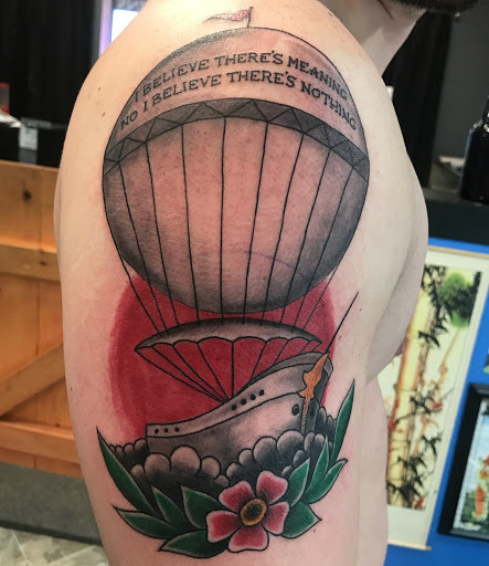 Explore beetlejuice tattoo ideas, creative tattoo ideas in Colorado Springs, available at Leftys Tattoo