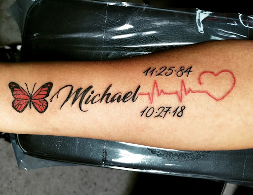 Explore small coraline tattoo ideas, creative tattoo ideas in Chicago, available at Lucky Devil Tattoo and Piercings