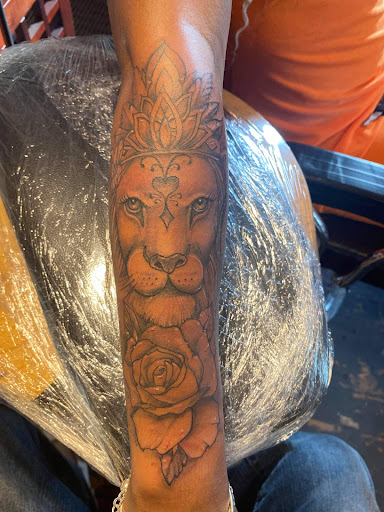 Explore tattoo ideas for back of shoulder, creative tattoo ideas in Roanoke, available at RailYard INK