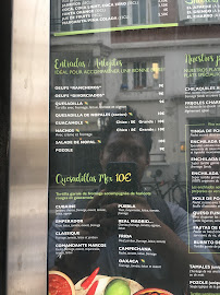 Zicatela Rex à Paris menu