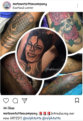 Explore paint tattoo ideas, creative tattoo ideas in Detroit, available at Motown Tattoo Company