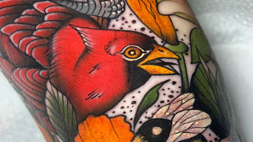 Explore digimon tattoo ideas, creative tattoo ideas in Saint Albans, available at 100 Candles Tattoo