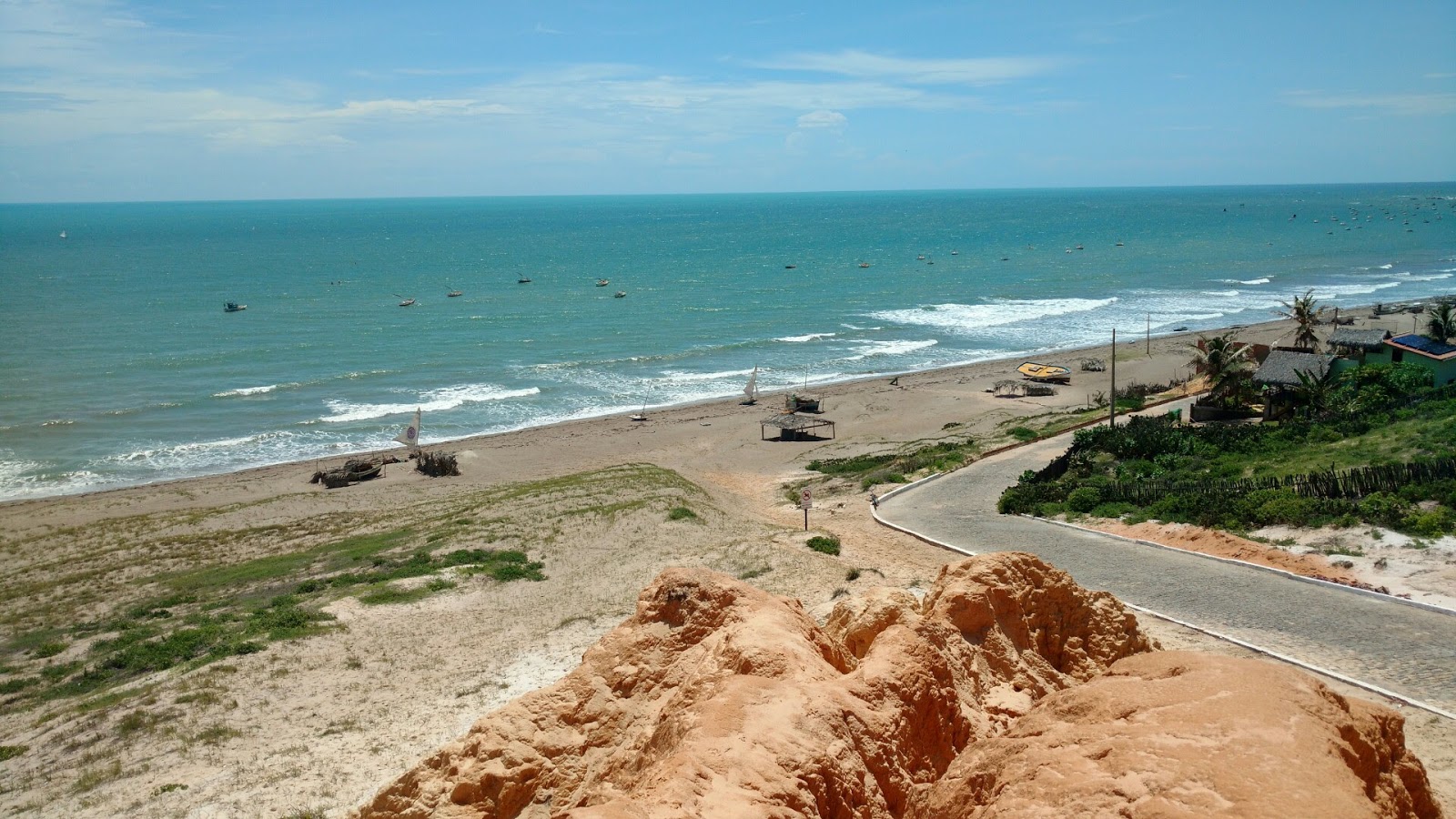 Fotografija Redonda plaža z dolga ravna obala