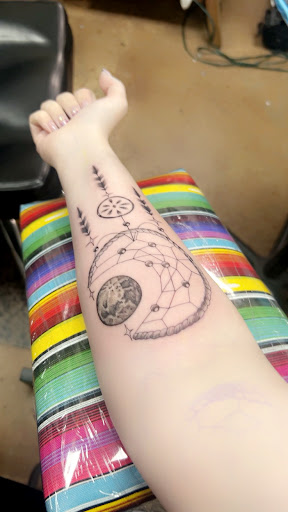 Explore till death do us part tattoo ideas, creative tattoo ideas in Oklahoma City, available at Oklahoma Tattoo Collective