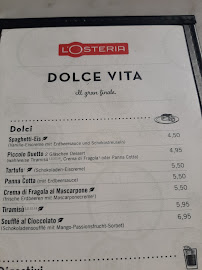 Menu / carte de L'Osteria Dortmund à Dortmund
