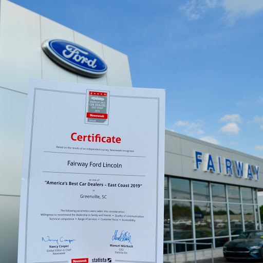 Car Dealer «Fairway Ford Lincoln of Greenville», reviews and photos, 2323 Laurens Rd, Greenville, SC 29607, USA