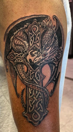 Explore monkey tattoo ideas, creative tattoo ideas in Hudson Falls, available at ALTERED ADDICTION TATTOOS