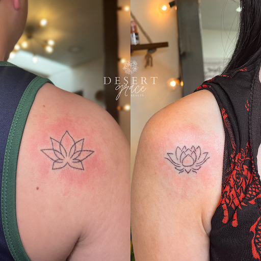 Explore simple cartoon tattoo ideas, creative tattoo ideas in Phoenix, available at Desert Grace Beauty