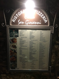 Corte San Giovanni à Bardolino menu