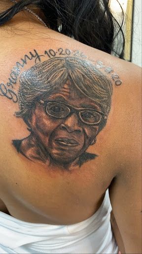 Explore alpha wolf tattoo ideas, creative tattoo ideas in Milwaukee, available at Piercings Plus