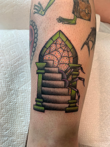 Explore afro samurai tattoo ideas, creative tattoo ideas in Worcester, available at Ideal Americana Tattoo Company