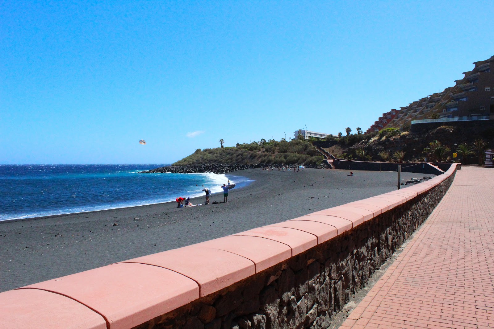 Photo of Playa de la Nea with blue pure water surface