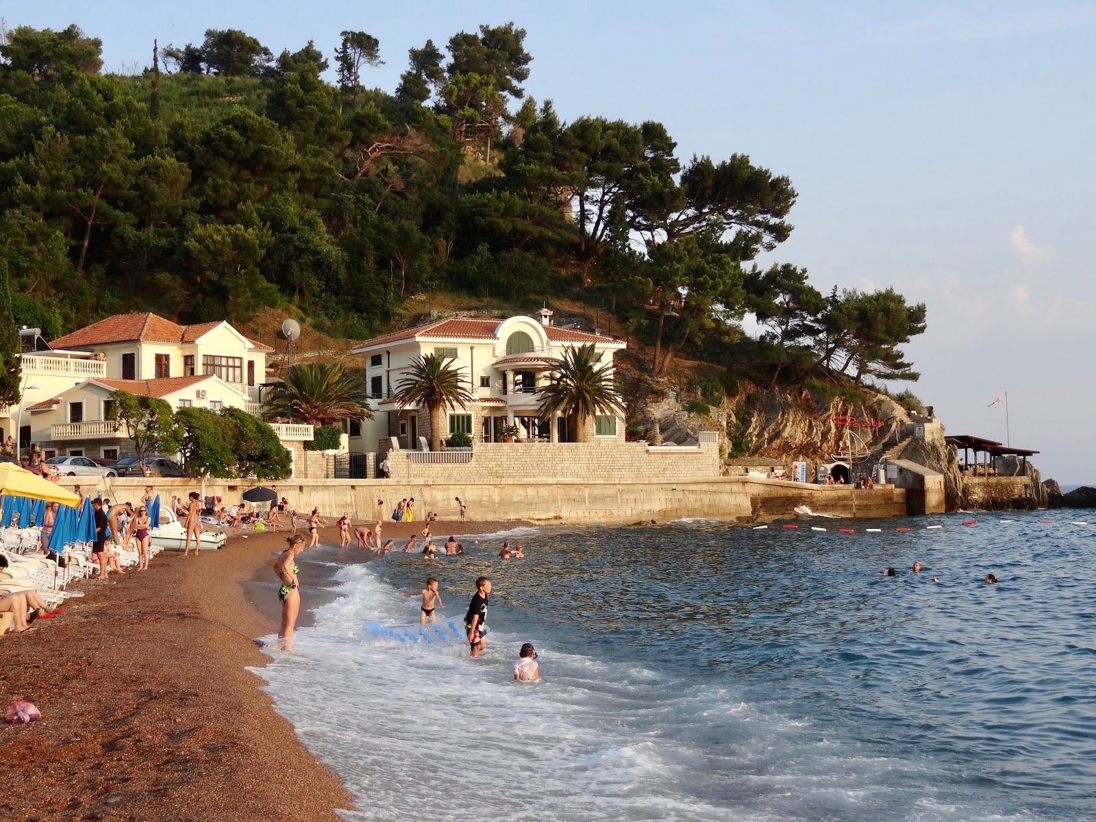 Photo of Petrovac beach with turquoise pure water surface