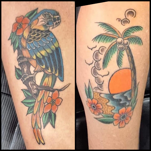 Explore full back tattoo ideas, creative tattoo ideas in Fort Myers, available at Loyal 2 The Coil Tattoos & Piercings (Edison Mall Location Entrance F)