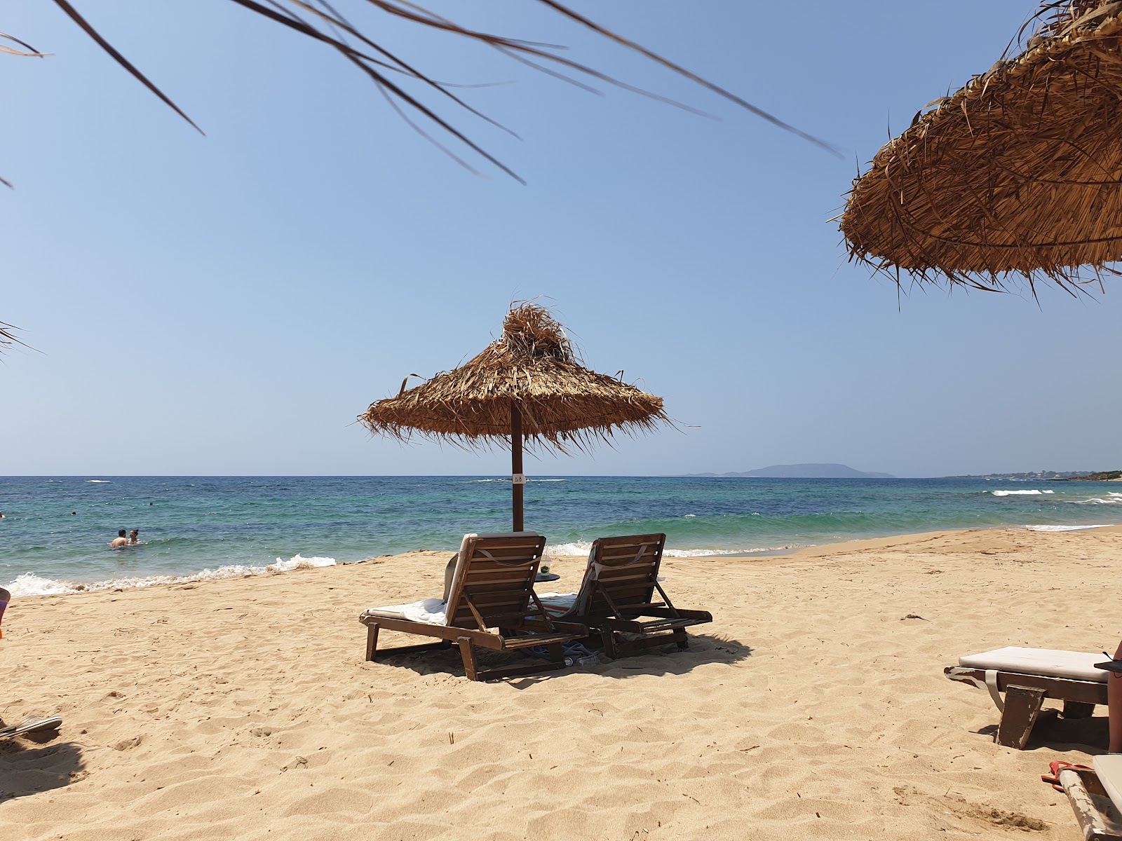 Petrochori beach'in fotoğrafı biraz temiz temizlik seviyesi ile
