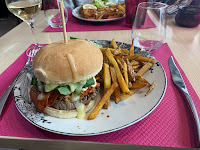 Hamburger végétarien du Restaurant Café Des Halles à Lannion - n°1