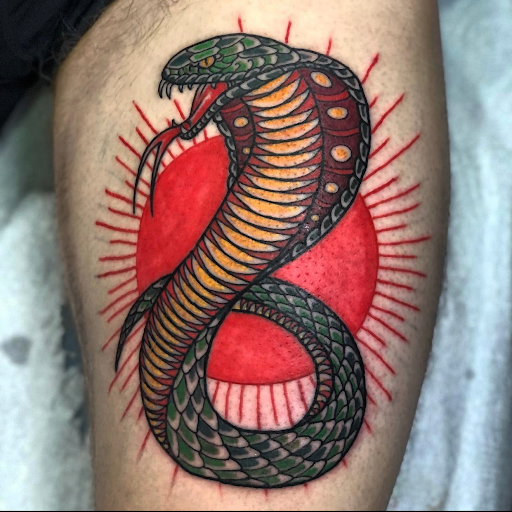 Explore tattoo ideas for leg sleeve, creative tattoo ideas in Franklin, available at Left Hand Black