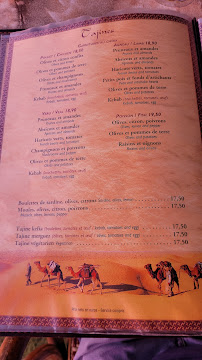 Restaurant marocain Restaurant Au Soleil du Maroc à Orsay - menu / carte