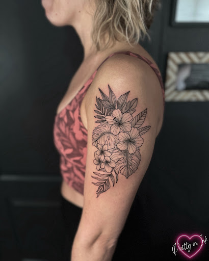 Explore nautical sleeve tattoo ideas, creative tattoo ideas in Middleton, available at Pretty in Ink