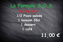 SOS Pizzas à Lons-le-Saunier carte